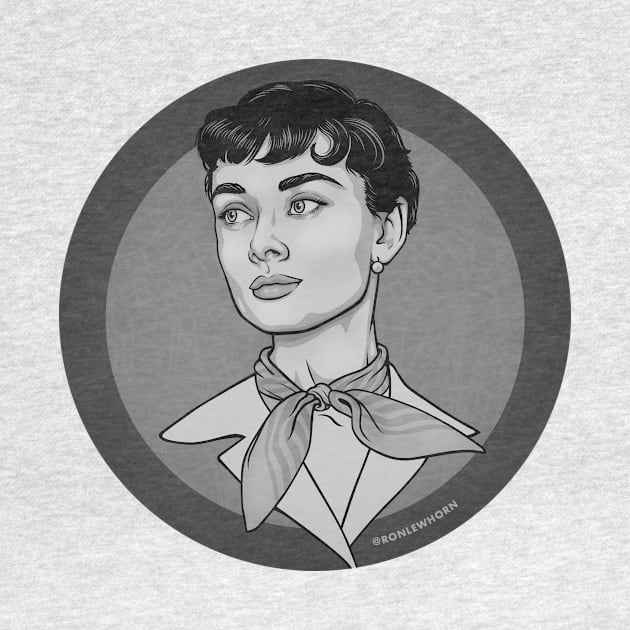 Audrey Hepburn by Ronlewhorn Industries